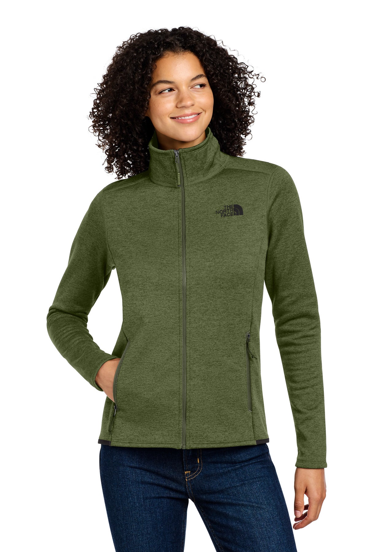 The North Face  Women's Skyline Full-Zip Fleece Jacket NF0A7V62 - Four Leaf Clover Heather
