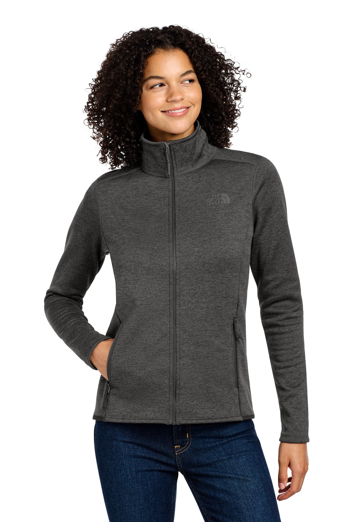 The North Face  Women's Skyline Full-Zip Fleece Jacket NF0A7V62 - TNF Dark Grey Heather