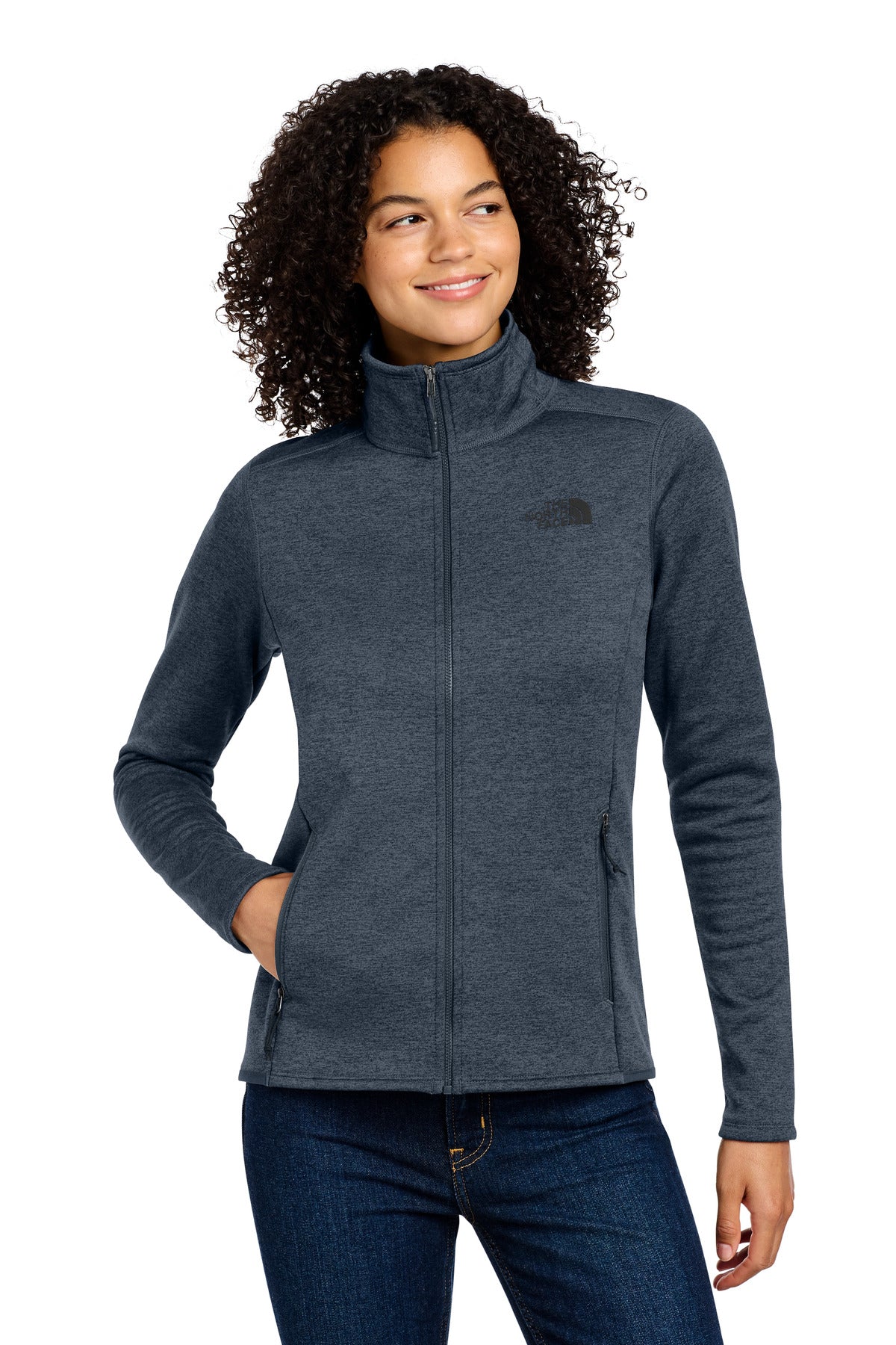 The North Face  Women's Skyline Full-Zip Fleece Jacket NF0A7V62 - Urban Navy Heather