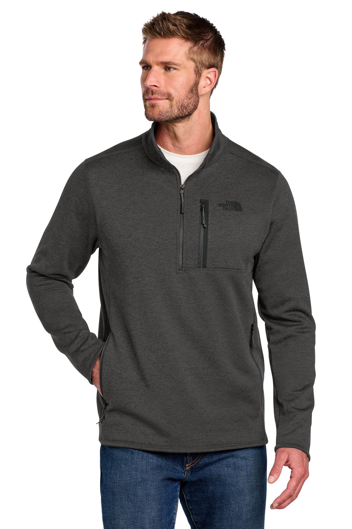 The North Face  Skyline 1/2-Zip Fleece NF0A7V63 - TNF Dark Grey Heather