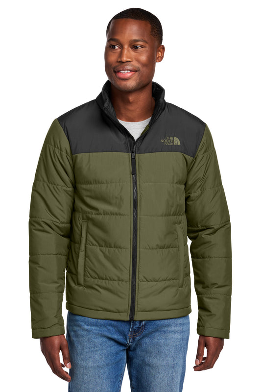 The North Face Chest Logo Everyday Insulated Jacket NF0A7V6J - Burnt Olive Green