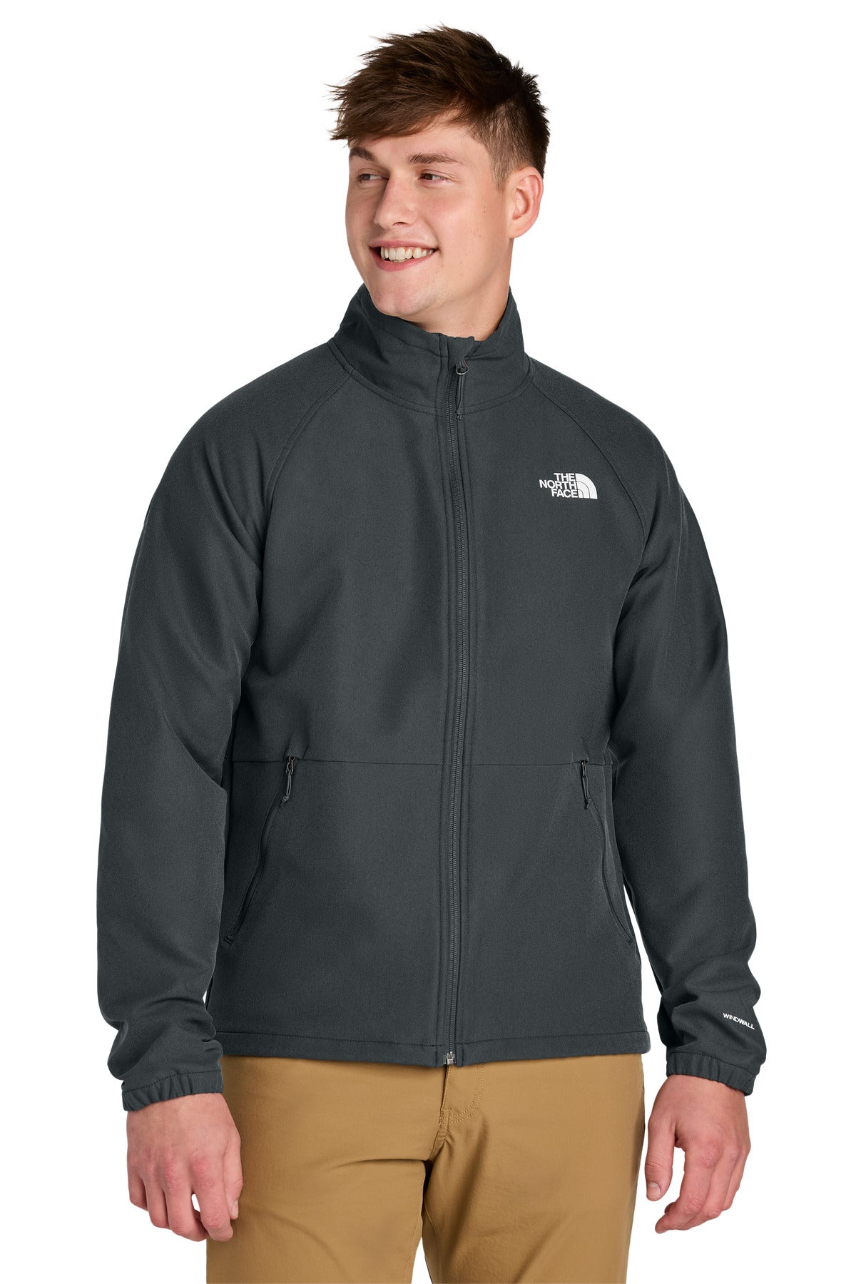 The North Face Barr Lake Soft Shell Jacket NF0A8BUD - Asphalt Grey Dark Heather