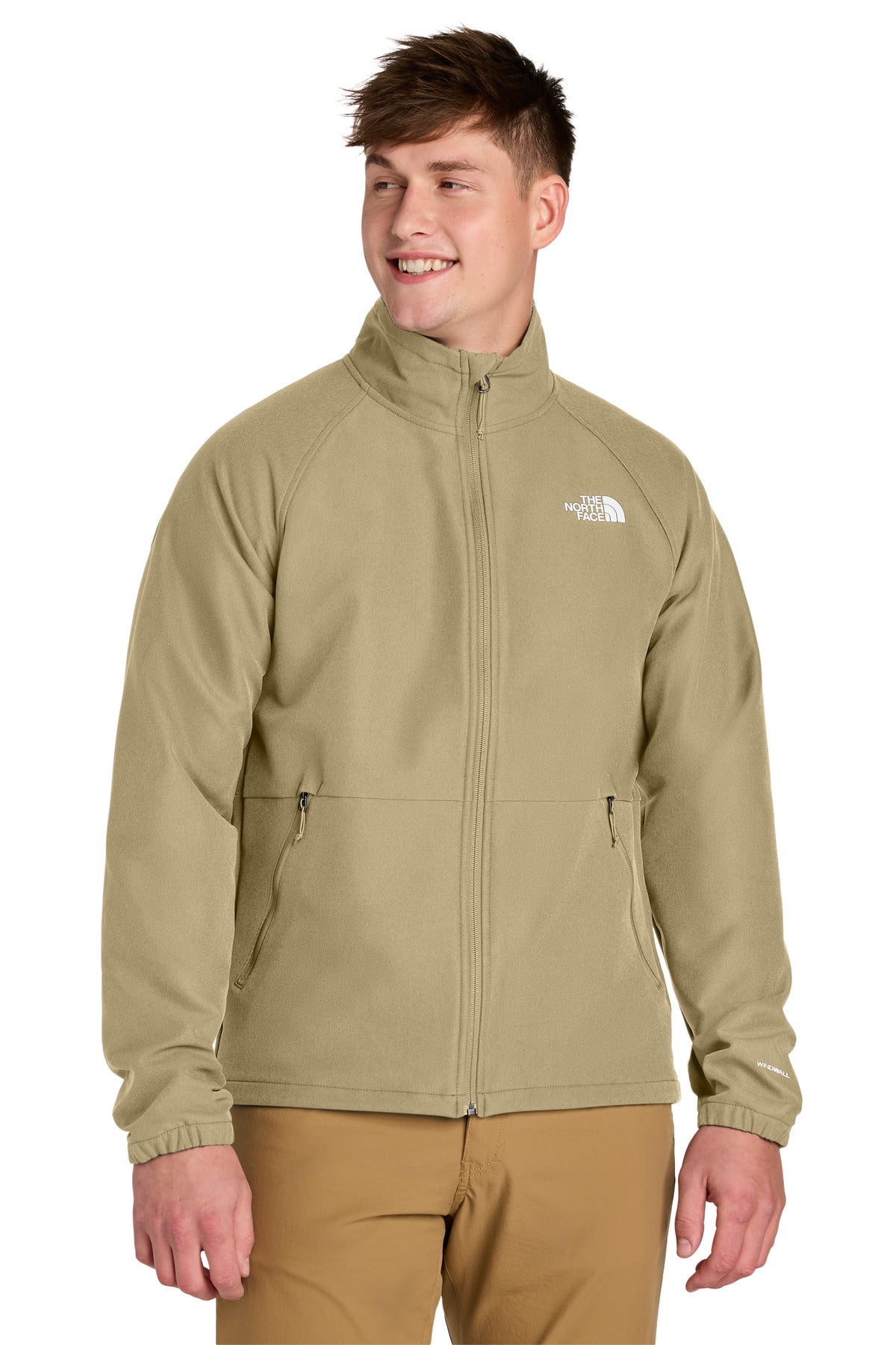The North Face Barr Lake Soft Shell Jacket NF0A8BUD - Khaki Stone Dark Heather