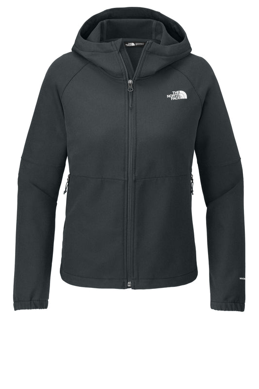 The North Face Women's Barr Lake Hooded Soft Shell Jacket NF0A8BUE - Asphalt Grey Dark Heather