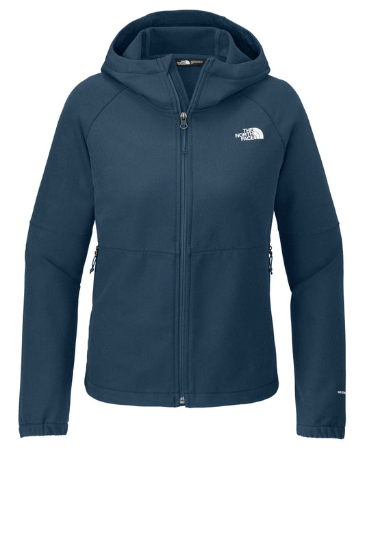 The North Face Women's Barr Lake Hooded Soft Shell Jacket NF0A8BUE - Shady Blue Dark Heather
