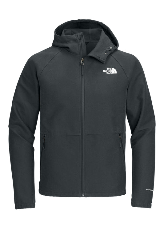 The North Face Barr Lake Hooded Soft Shell Jacket NF0A8BUF - Asphalt Grey Dark Heather