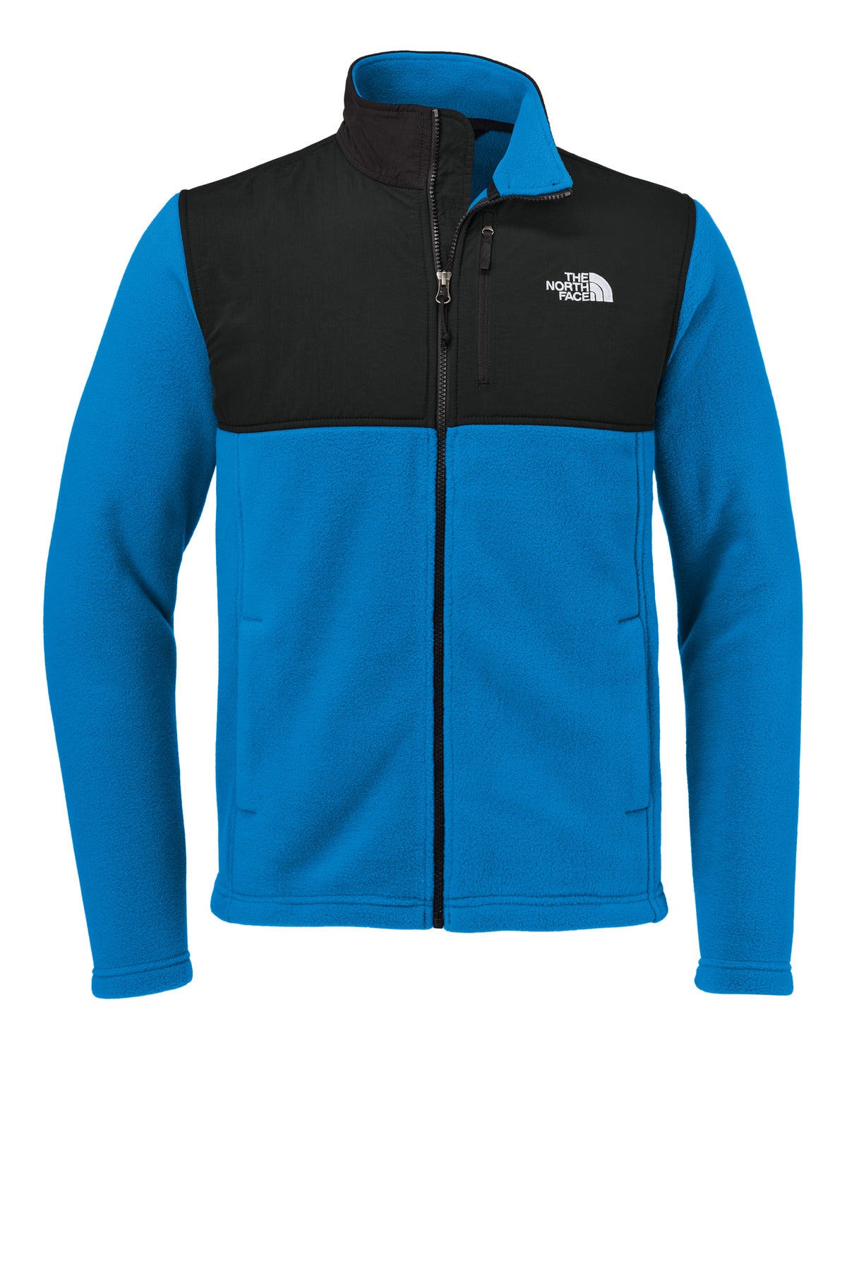 The North Face Highest Peak Full-Zip Fleece Jacket NF0A8BUQ - Hero Blue/ TNF Black