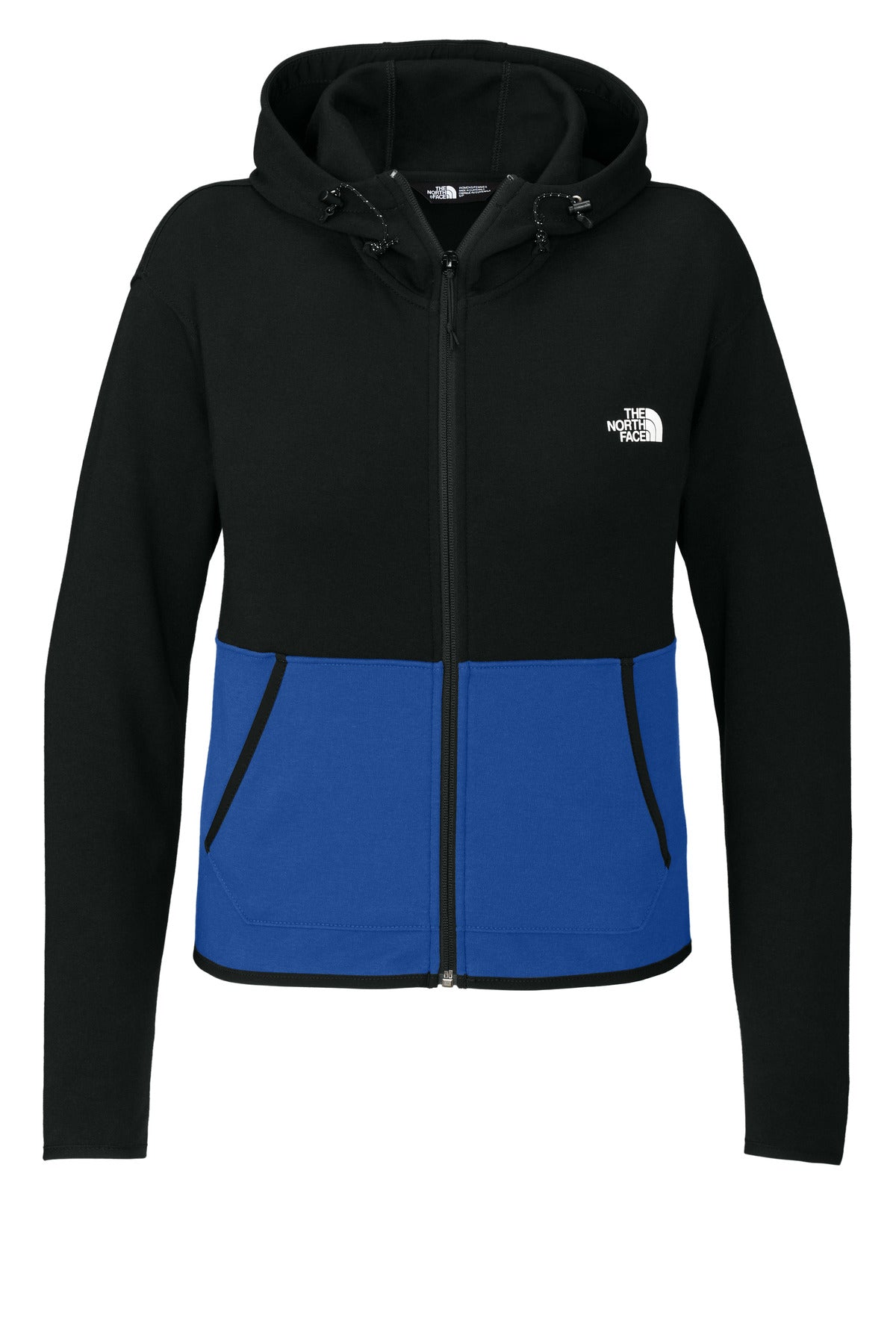 The North Face Women's Double-Knit Full-Zip Hoodie NF0A8BUT - TNF Blue/ TNF Black