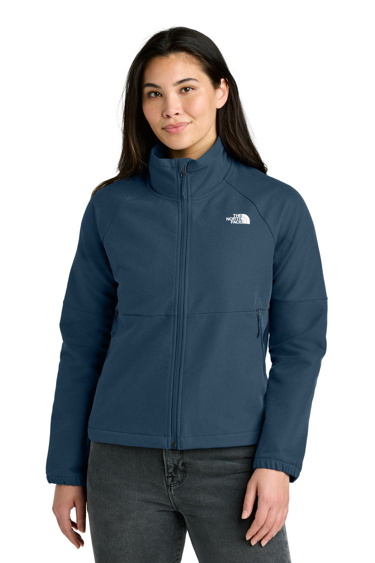The North Face Women's Barr Lake Soft Shell Jacket NF0A8C5C - Shady Blue Dark Heather
