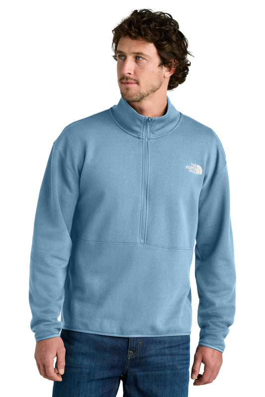 The North Face Double-Knit 1/2-Zip Fleece NF0A8C5G - Steel Blue