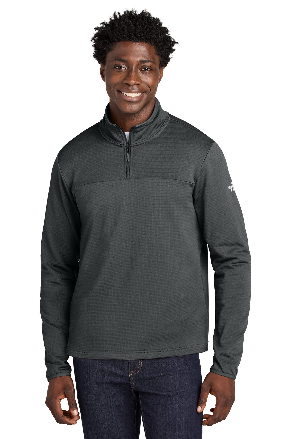 The North Face Aim 1/4-Zip Fleece NF0A8ENJ - Asphalt Grey