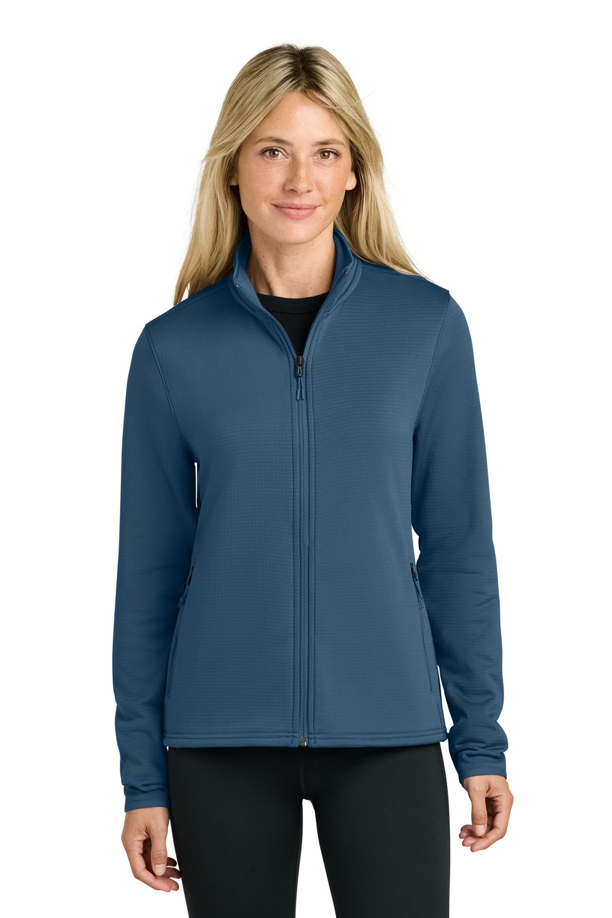 The North Face Women's Aim Full-Zip Fleece Jacket NF0A8FQJ - Shady Blue