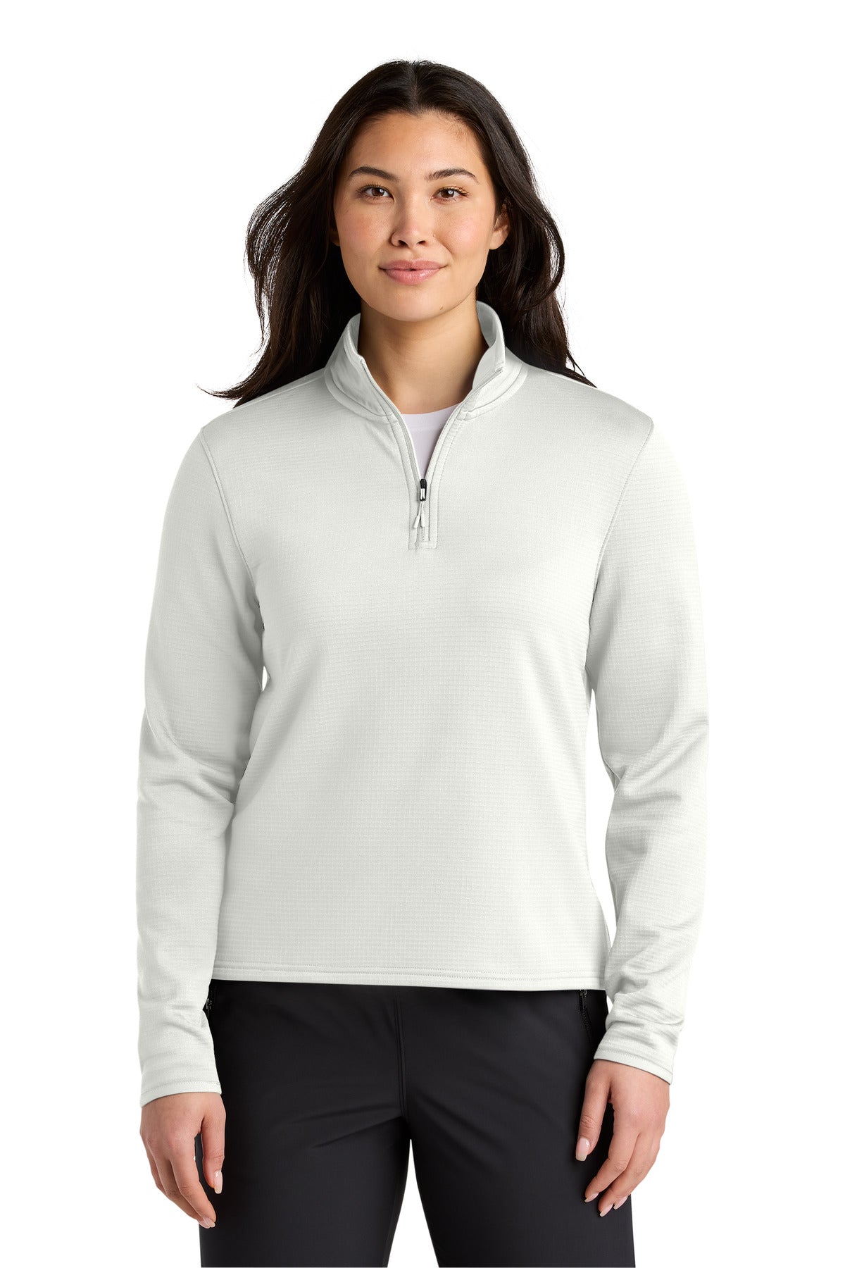 The North Face Women's Aim 1/4-Zip Fleece NF0A8FQK - White Dune