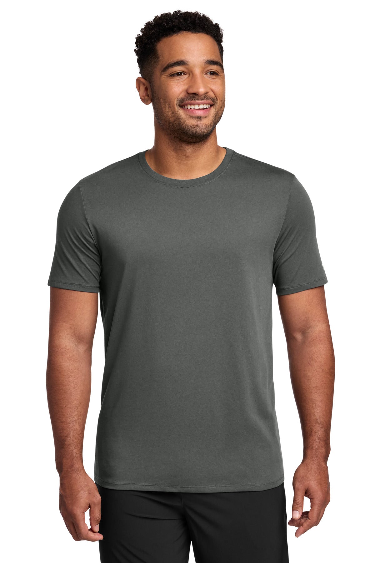 Nike Dri-FIT Cotton/Poly Tee. NKBQ5231 - Anthracite