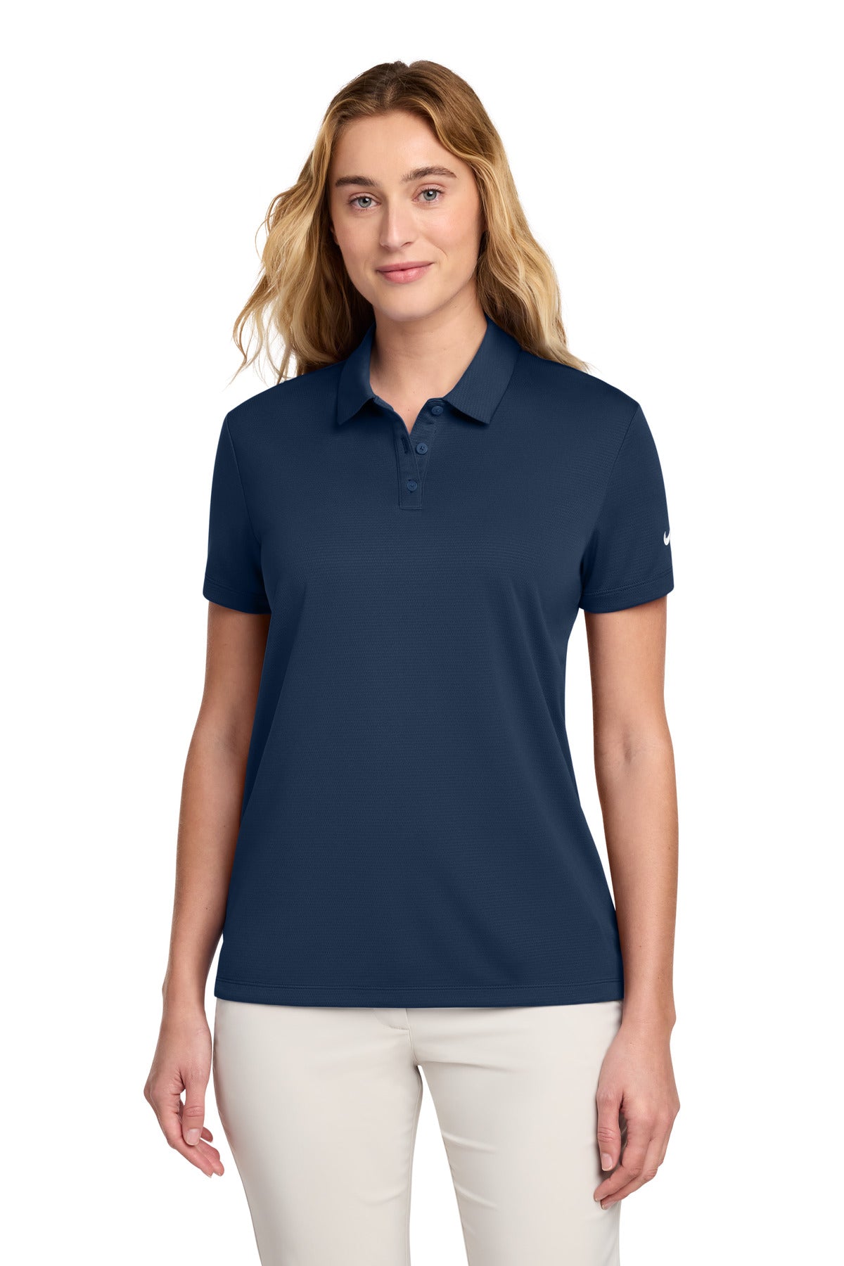 Nike Women's Dry Essential Solid Polo NKBV6043 - Midnight Navy