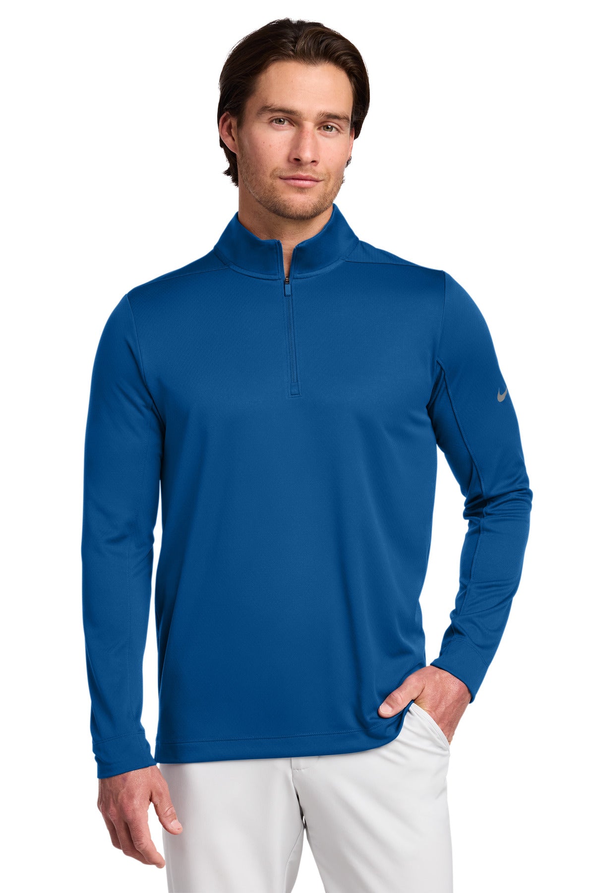 Nike Dry 1/2-Zip Cover-Up NKBV6044 - Gym Blue