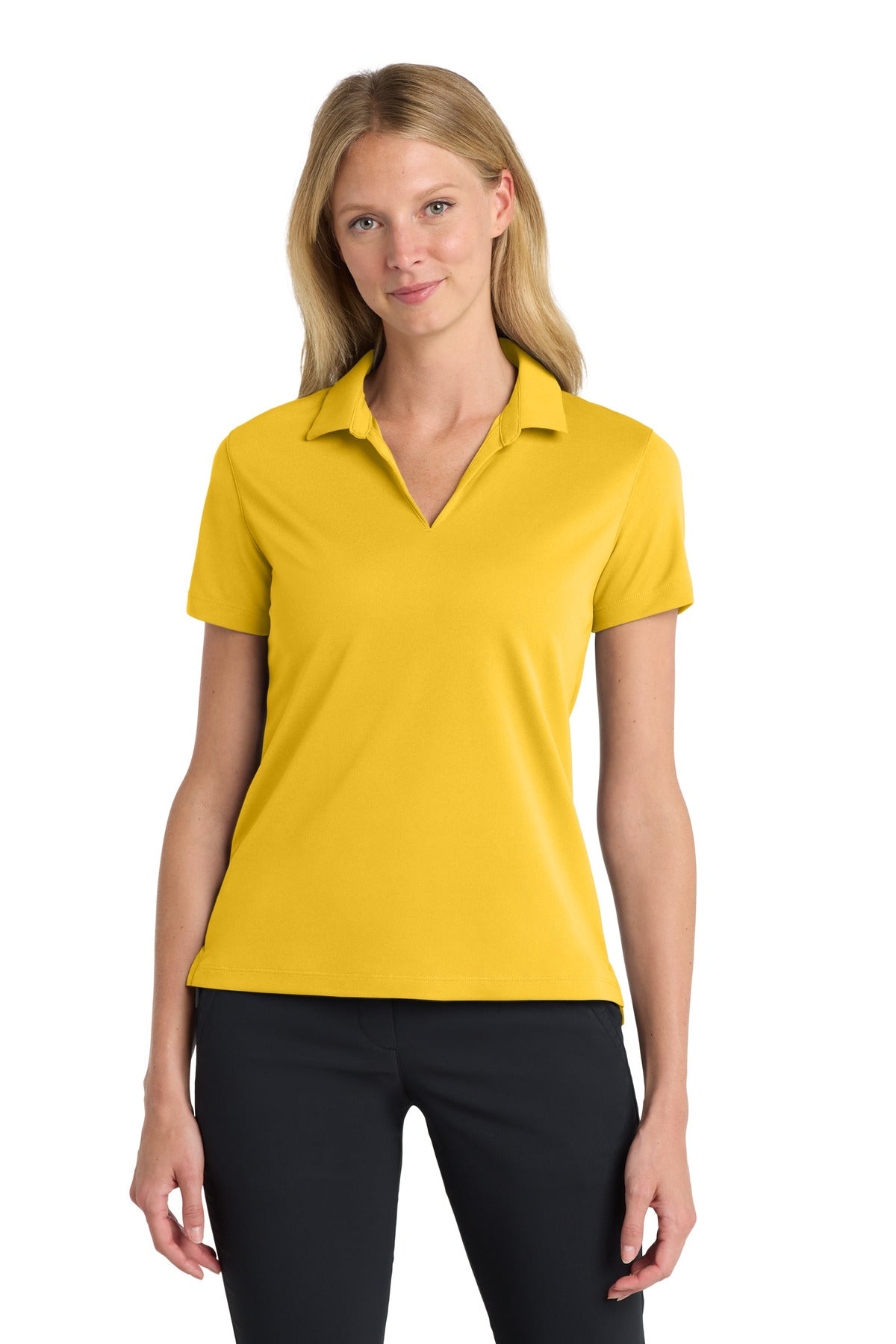 Nike Women's Dri-FIT Micro Pique 2.0 Polo NKDC1991 - Varsity Maize