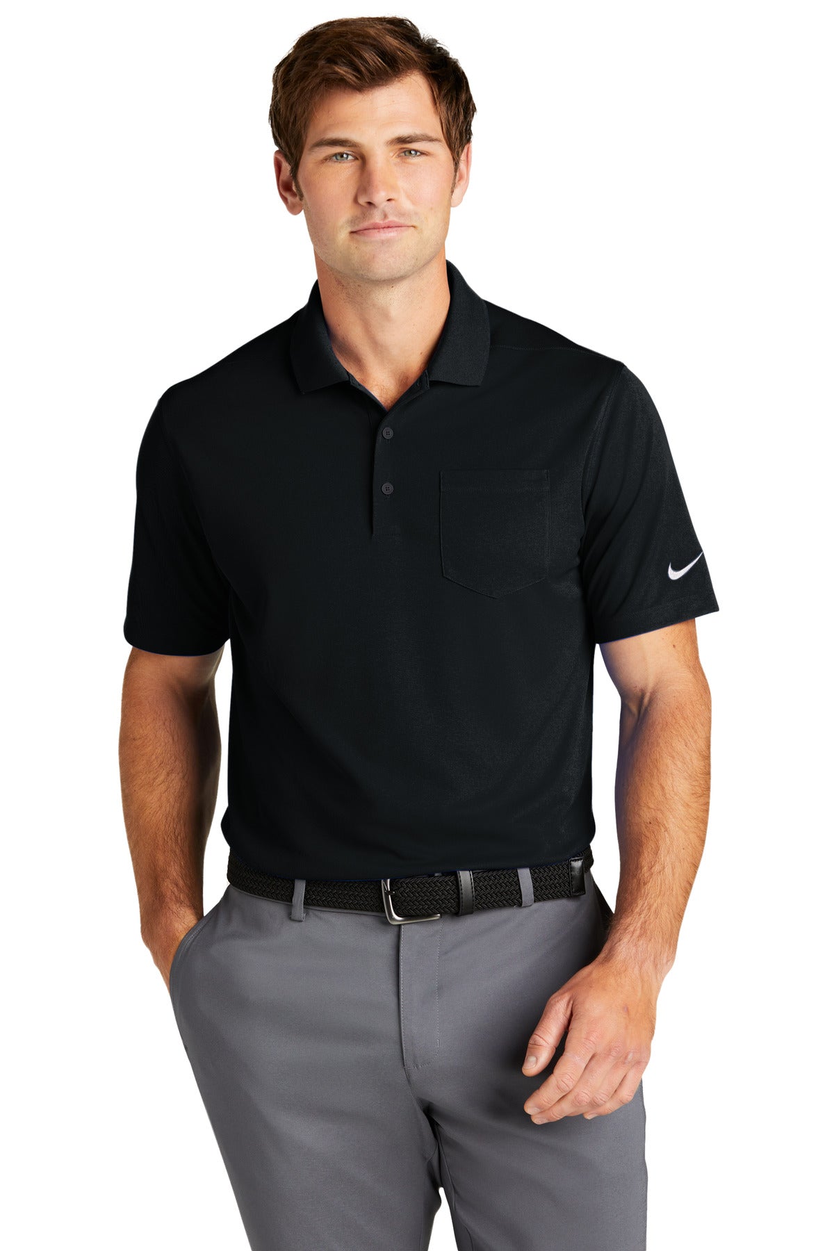 Nike Dri-FIT Micro Pique 2.0 Pocket Polo NKDC2103 - Black