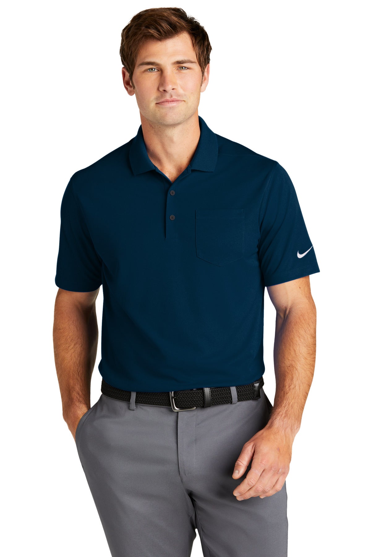 Nike Dri-FIT Micro Pique 2.0 Pocket Polo NKDC2103 - Navy