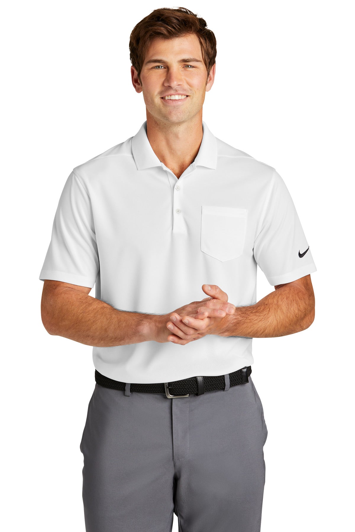 Nike Dri-FIT Micro Pique 2.0 Pocket Polo NKDC2103 - White