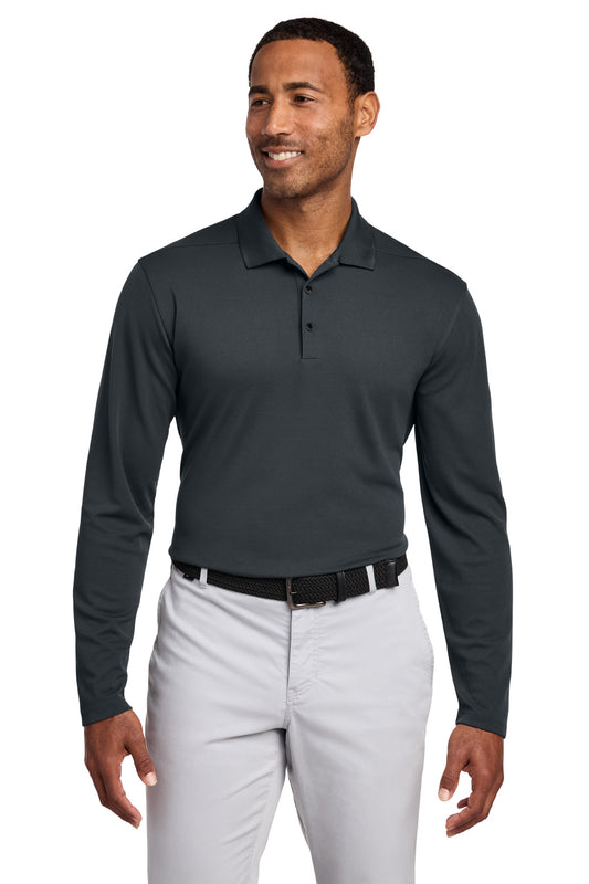 Nike Dri-FIT Micro Pique 2.0 Long Sleeve Polo NKDC2104 - Anthracite