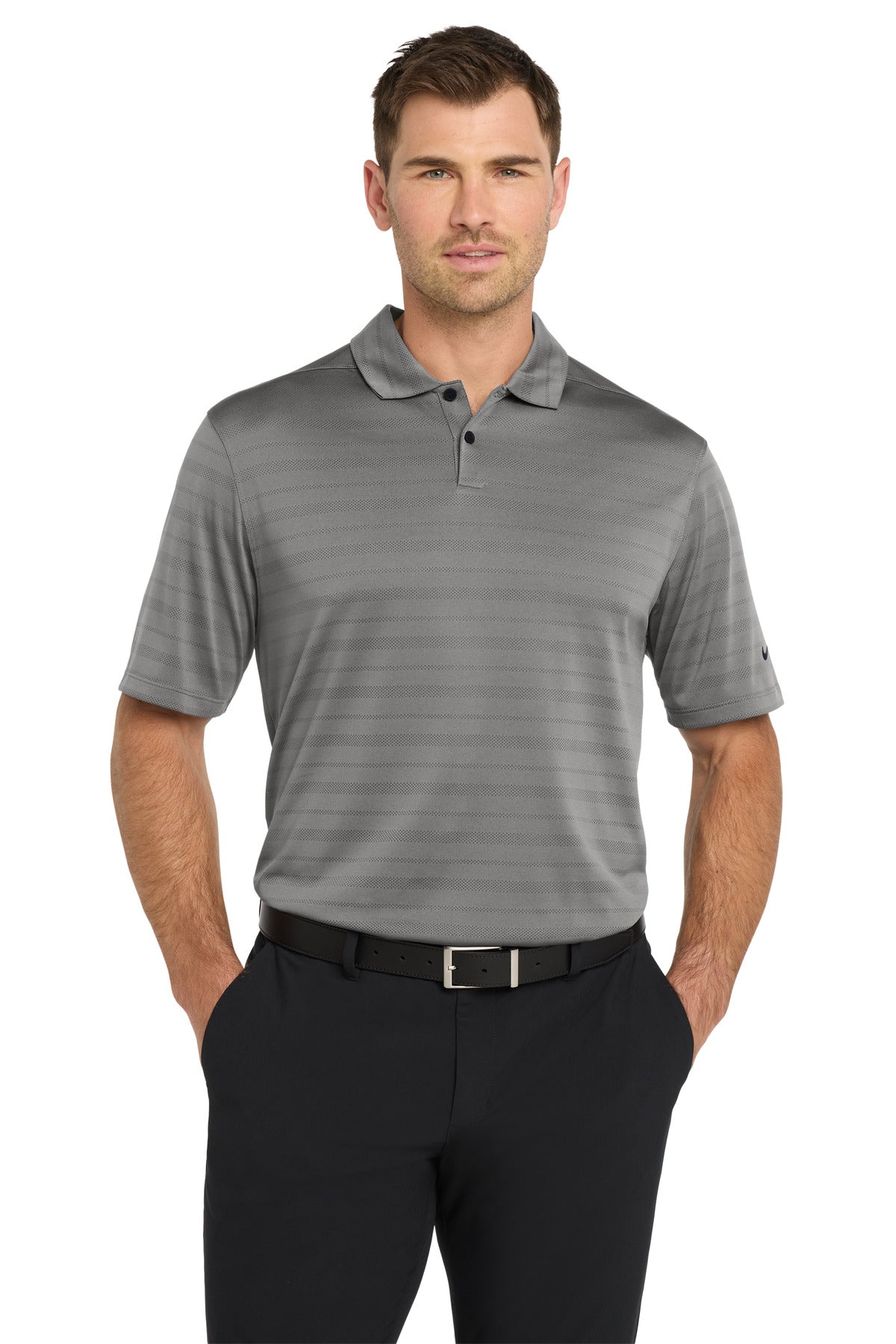 Nike Dri-FIT Vapor Jacquard Polo NKDC2115 - Dark Grey