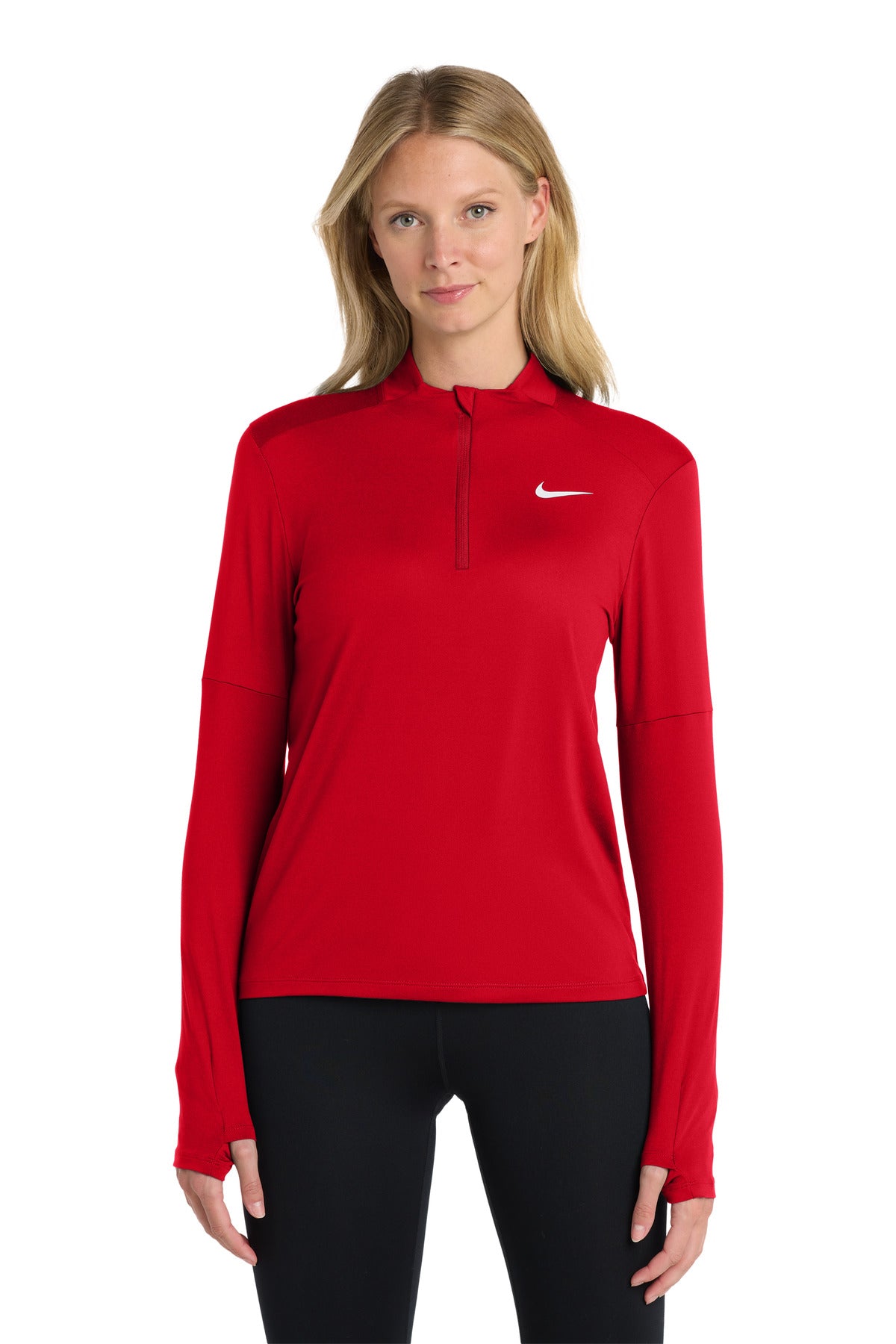 Nike Women's Dri-FIT Element 1/2-Zip Top NKDH4951 - Scarlet