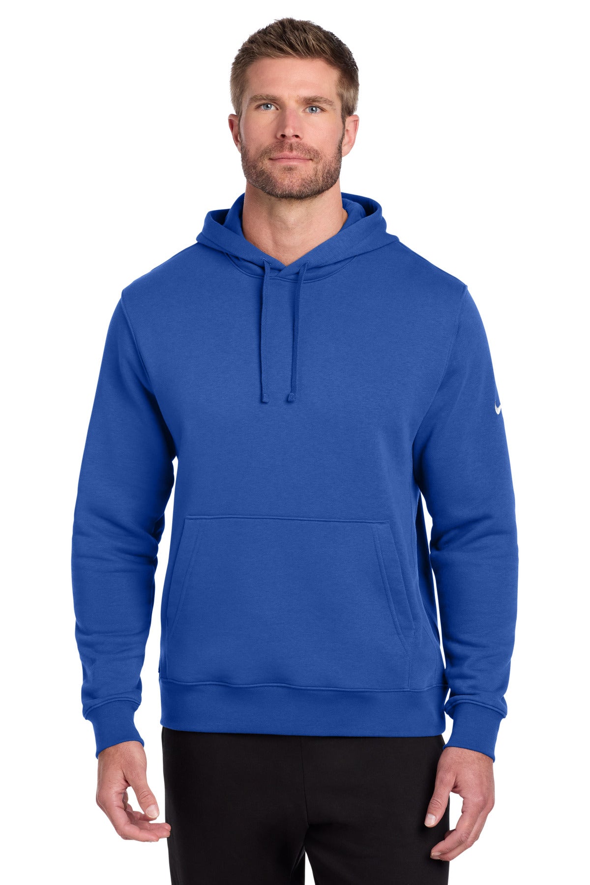Nike Club Fleece Sleeve Swoosh Pullover Hoodie NKDR1499 - Game Royal