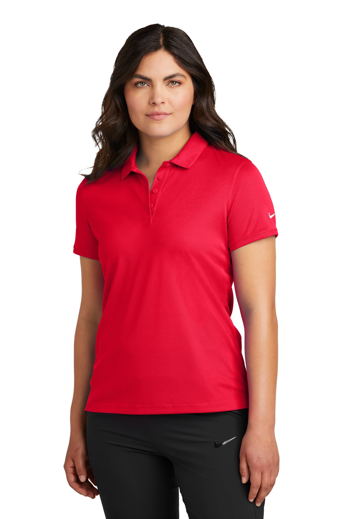 Nike Women's Victory Solid Polo NKDX6685 - University Red
