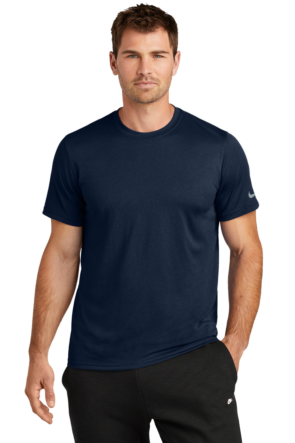 Nike Swoosh Sleeve rLegend Tee NKDX8730 - College Navy