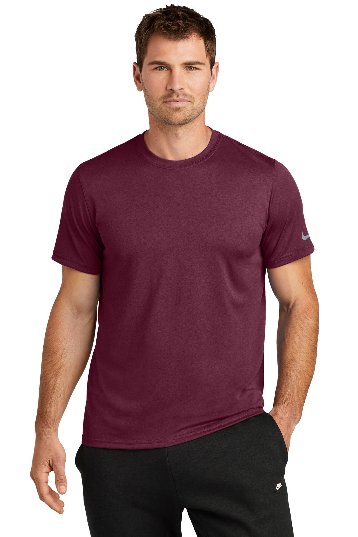 Nike Swoosh Sleeve rLegend Tee NKDX8730 - Deep Maroon