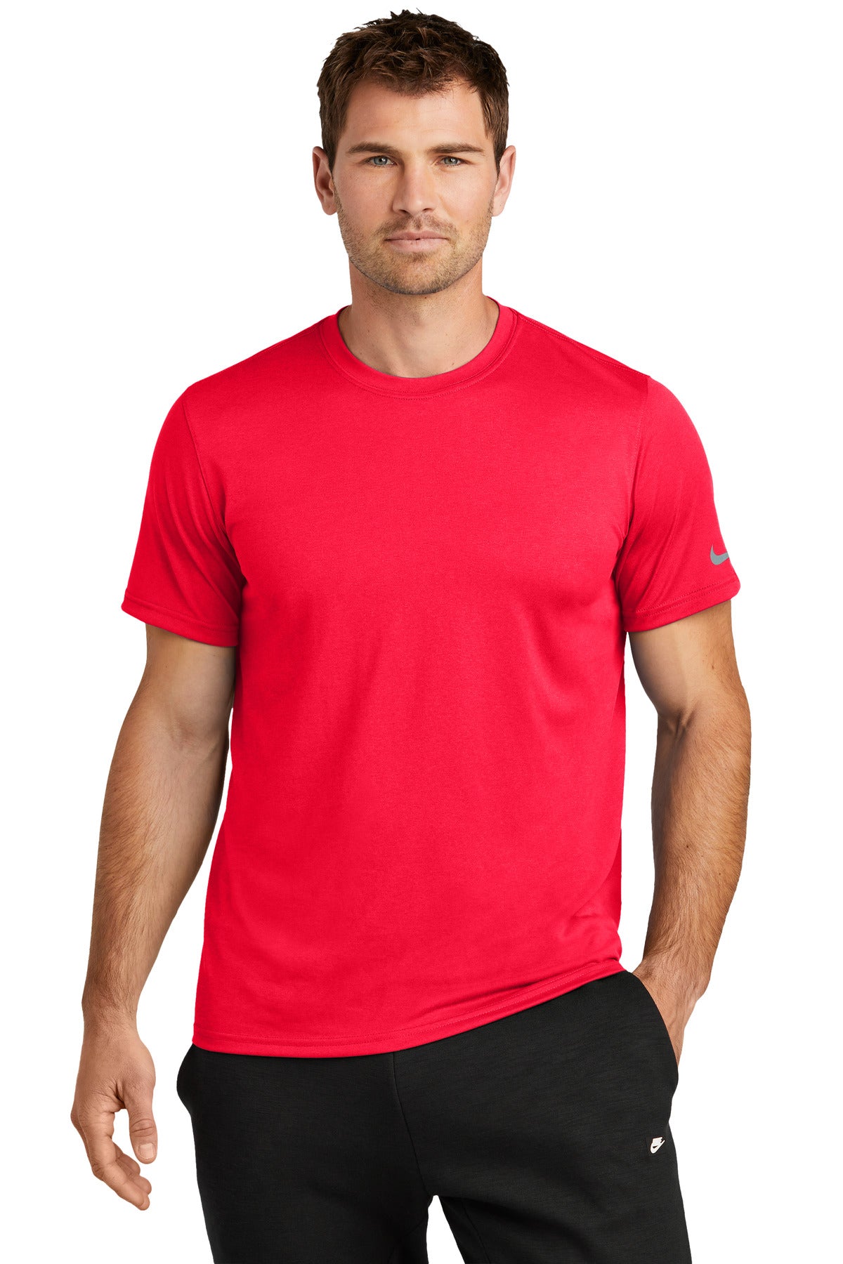 Nike Swoosh Sleeve rLegend Tee NKDX8730 - University Red
