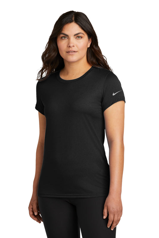 Nike Women's Swoosh Sleeve rLegend Tee NKDX8734 - Black