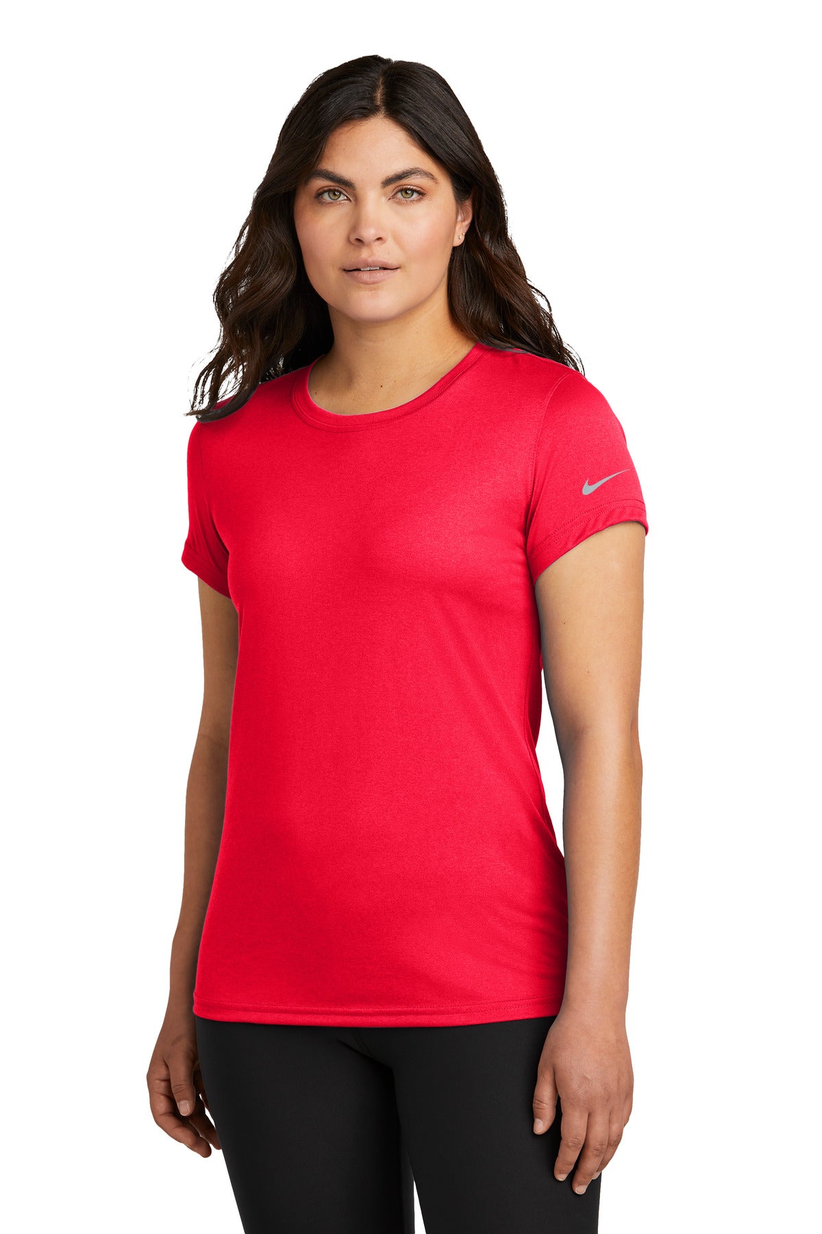 Nike Women's Swoosh Sleeve rLegend Tee NKDX8734 - University Red