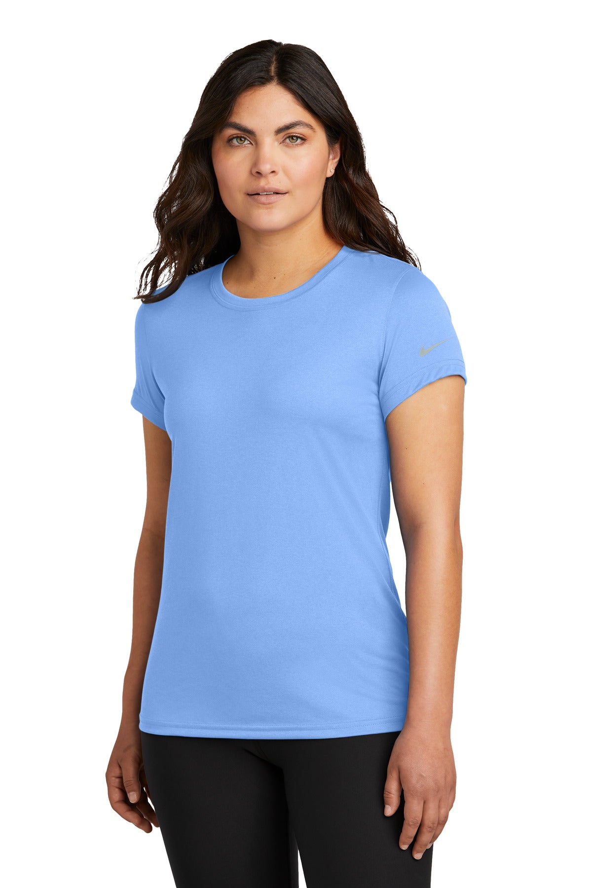 Nike Women's Swoosh Sleeve rLegend Tee NKDX8734 - Valor Blue