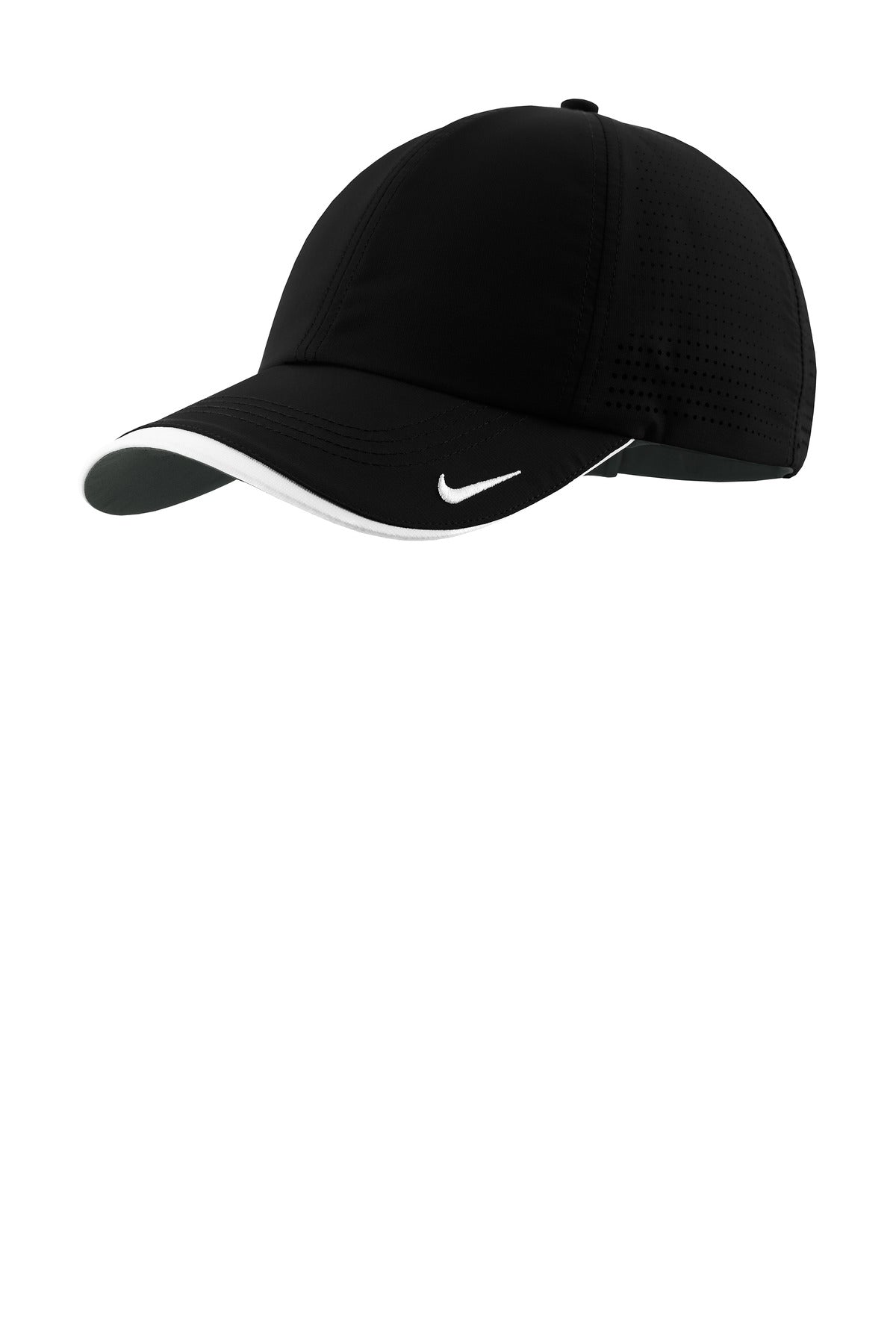Nike Dri-FIT Perforated Performance Cap NKFB6445 - Black/ White