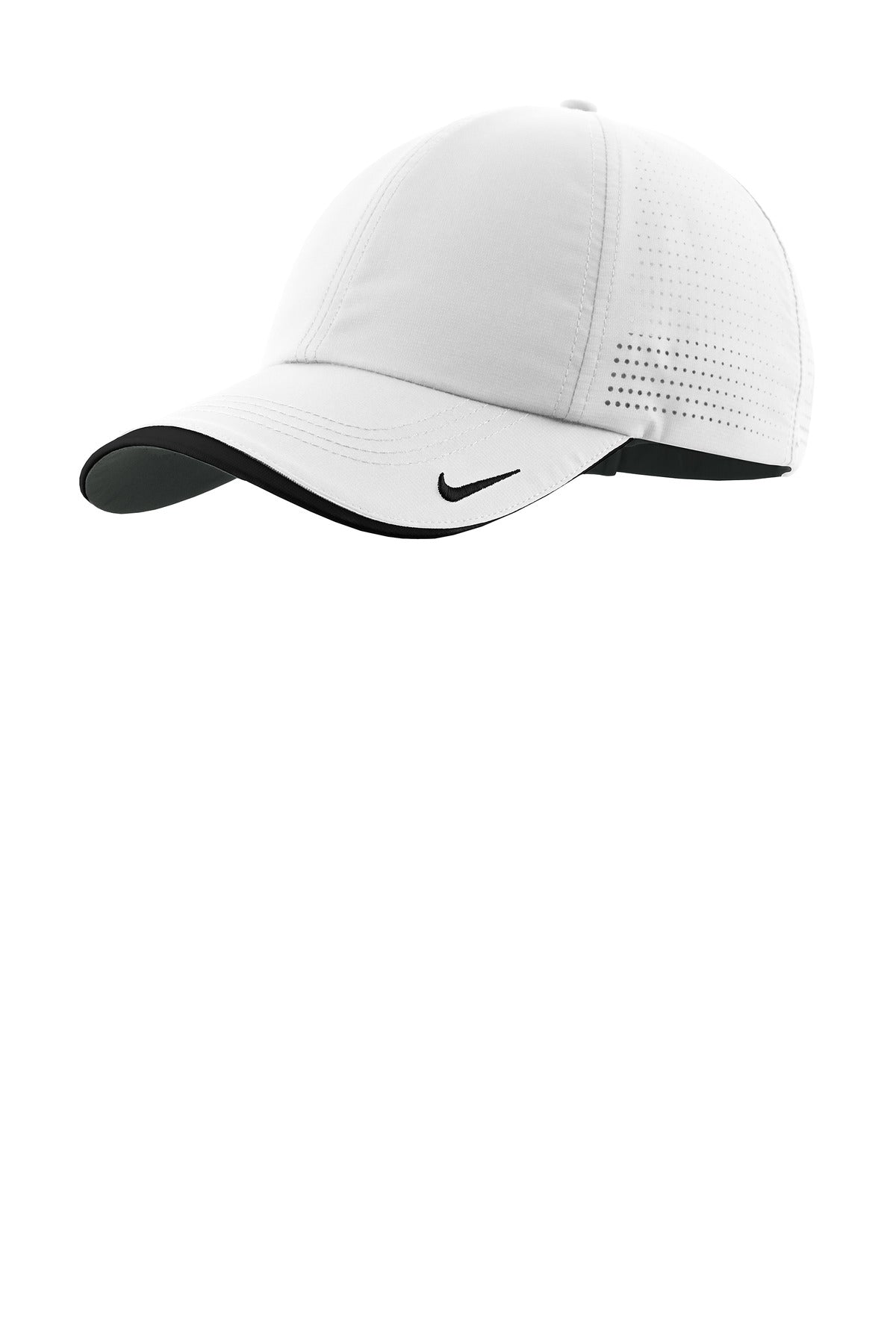 Nike Dri-FIT Perforated Performance Cap NKFB6445 - White/ Black