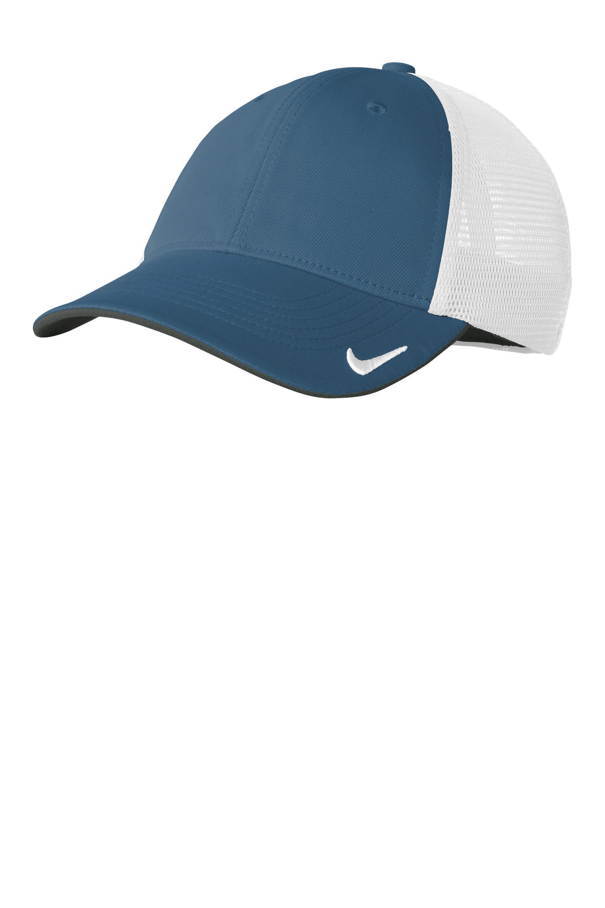 Nike Stretch-to-Fit Mesh Back Cap NKFB6448 - Navy/ White