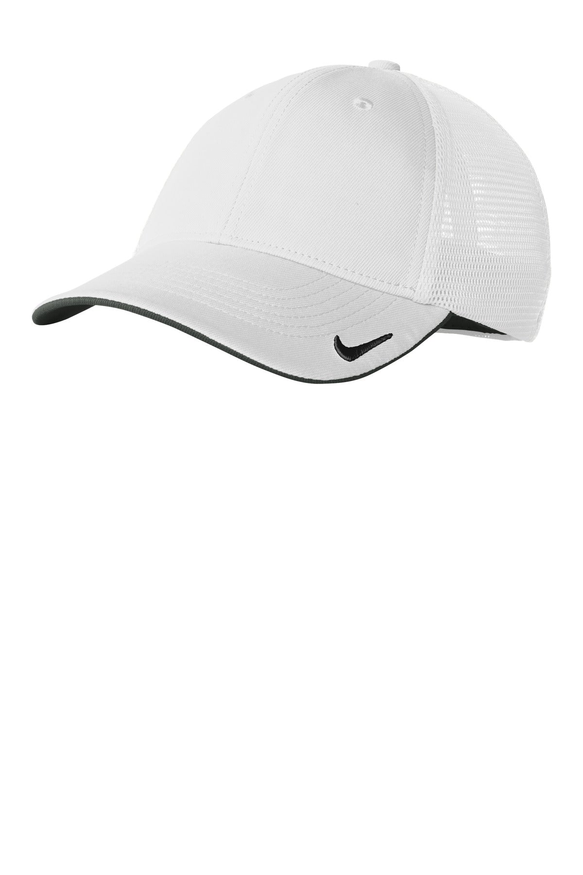 Nike Stretch-to-Fit Mesh Back Cap NKFB6448 - White/ White