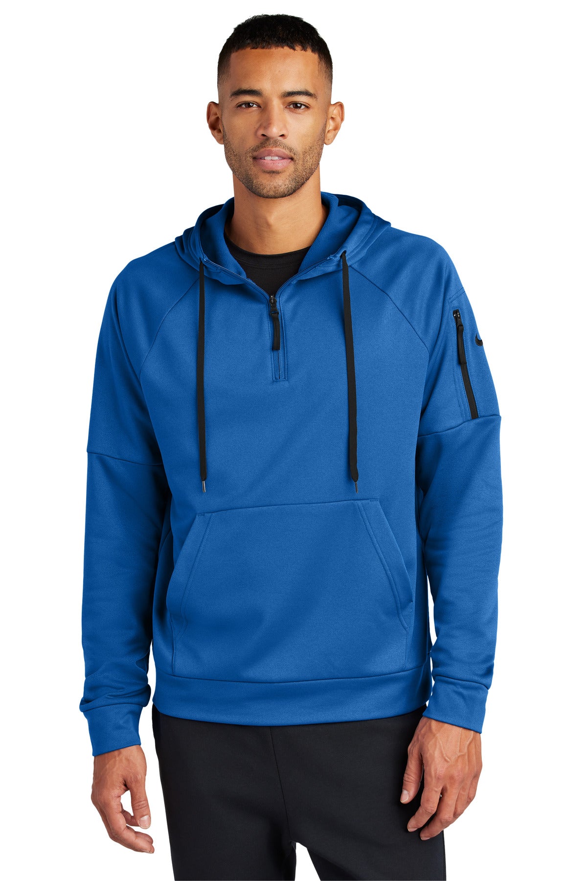 Nike Therma-FIT Pocket 1/4-Zip Fleece Hoodie NKFD9742 - Game Royal