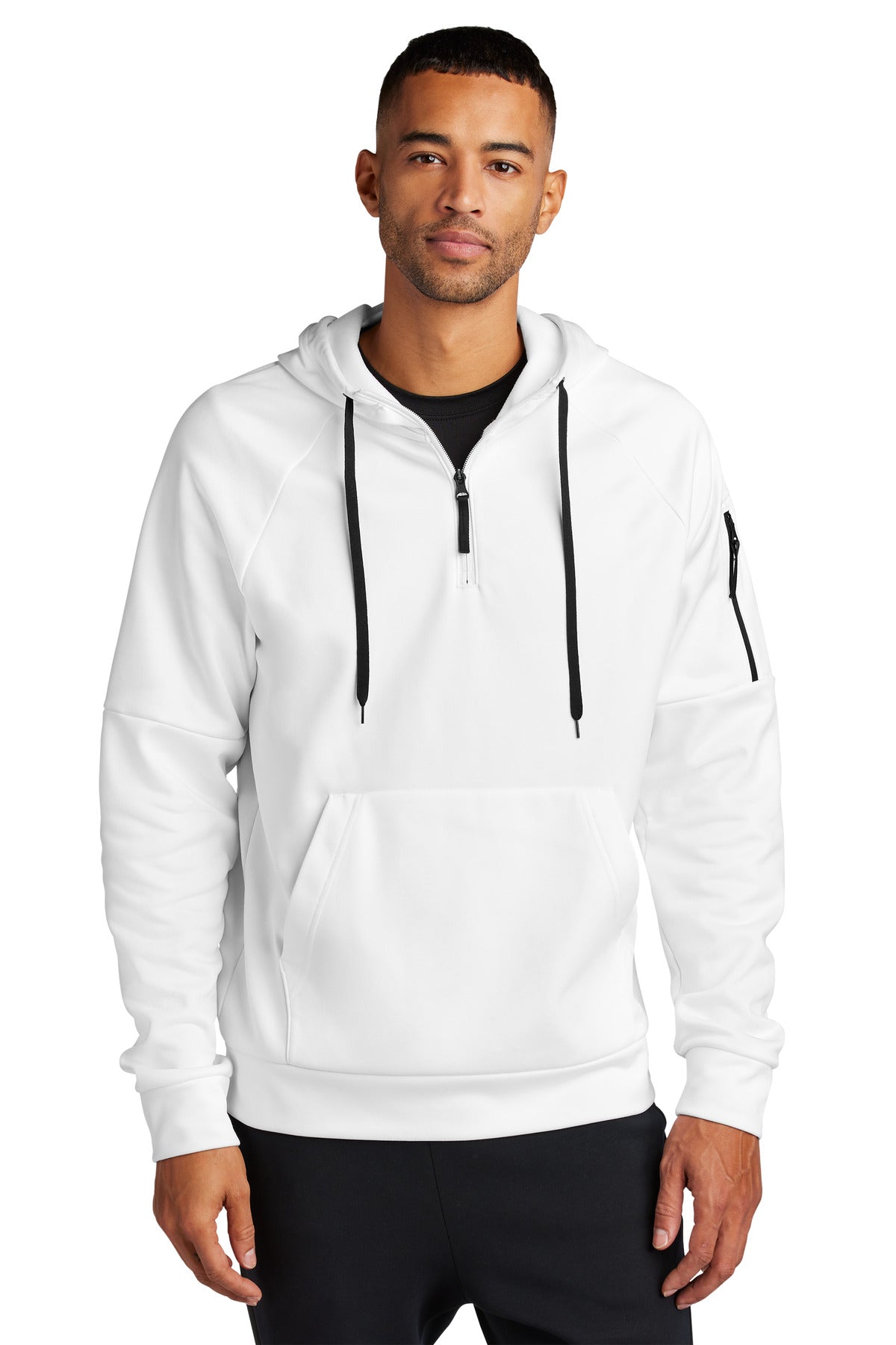 Nike Therma-FIT Pocket 1/4-Zip Fleece Hoodie NKFD9742 - White