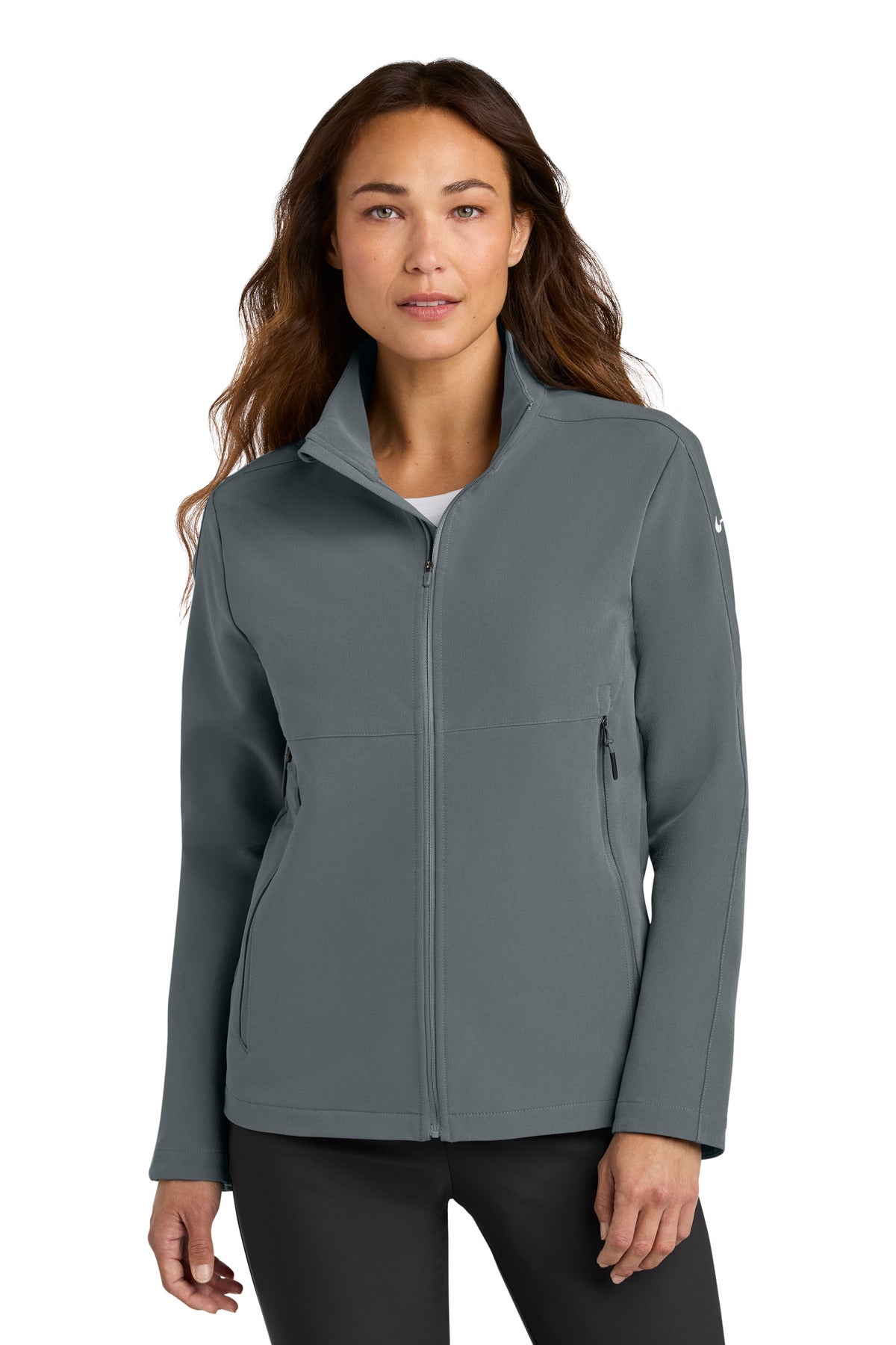 Nike Women's Full-Zip Soft Shell Jacket NKHM7937 - Dark Grey
