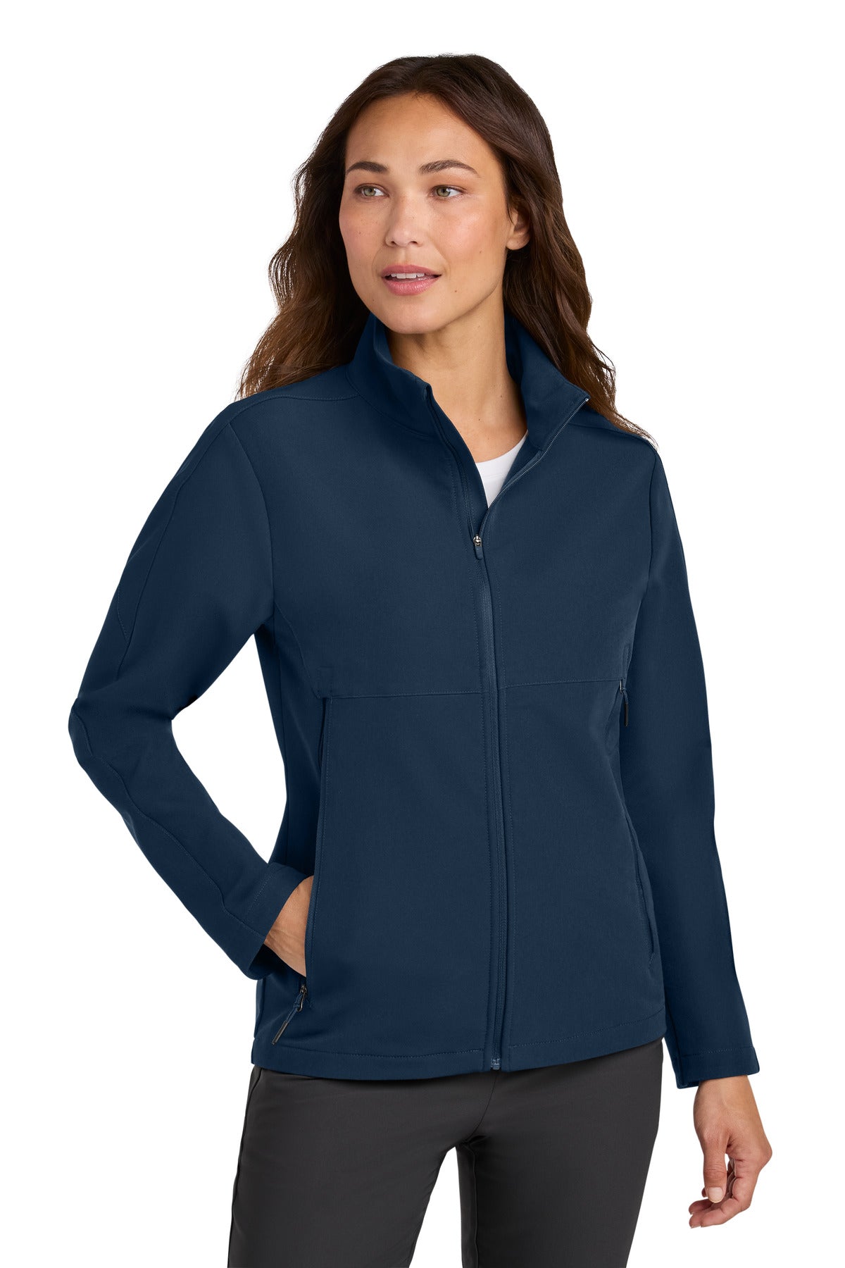 Nike Women's Full-Zip Soft Shell Jacket NKHM7937 - Navy