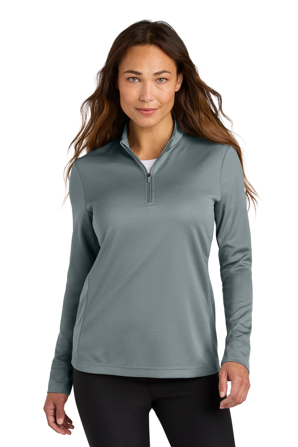 Nike Women's Essential 1/2-Zip Cover-Up NKHM7969 - Cool Grey