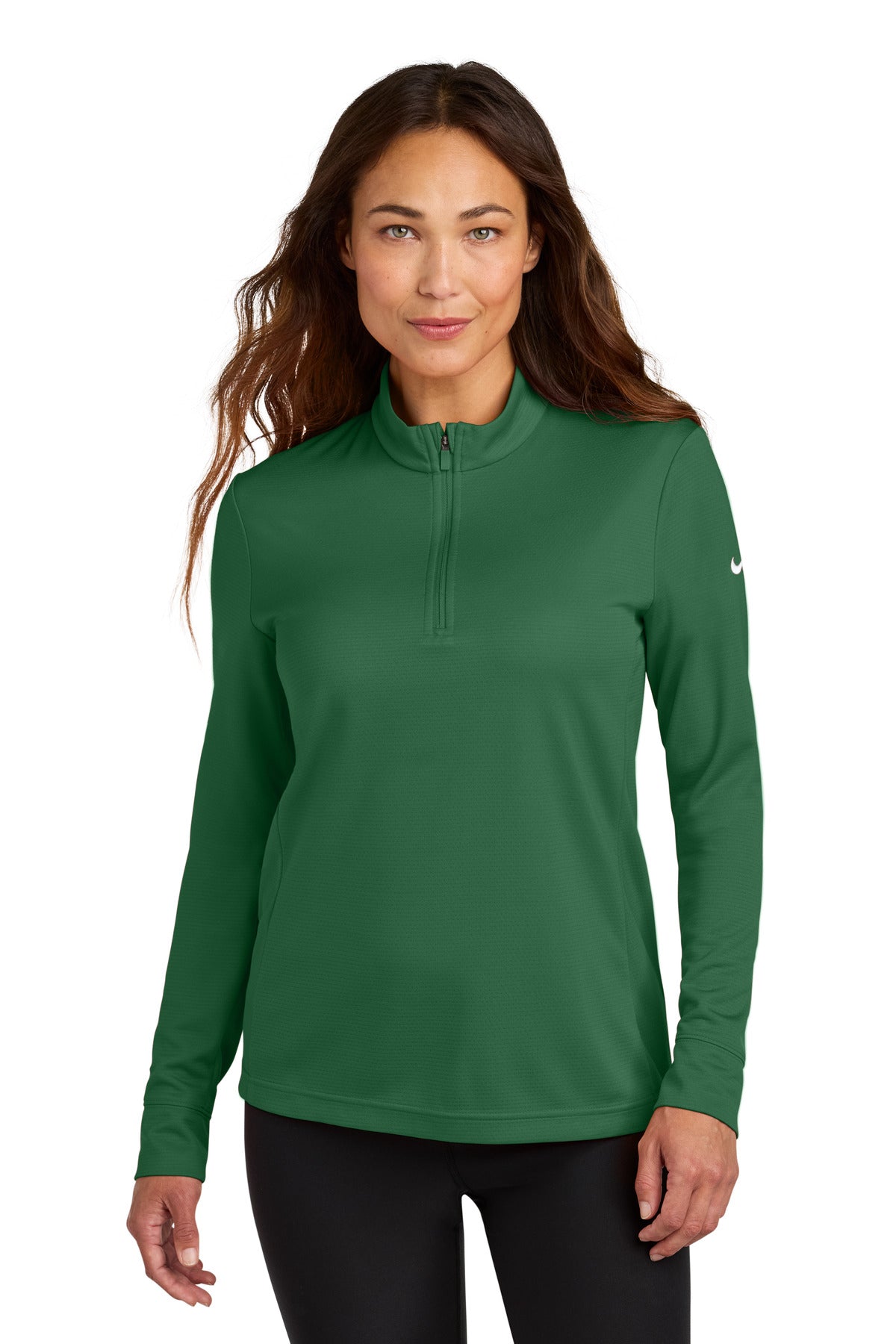 Nike Women's Essential 1/2-Zip Cover-Up NKHM7969 - Gorge Green