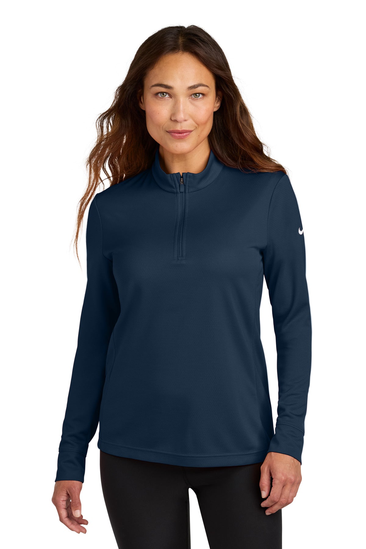 Nike Women's Essential 1/2-Zip Cover-Up NKHM7969 - Navy