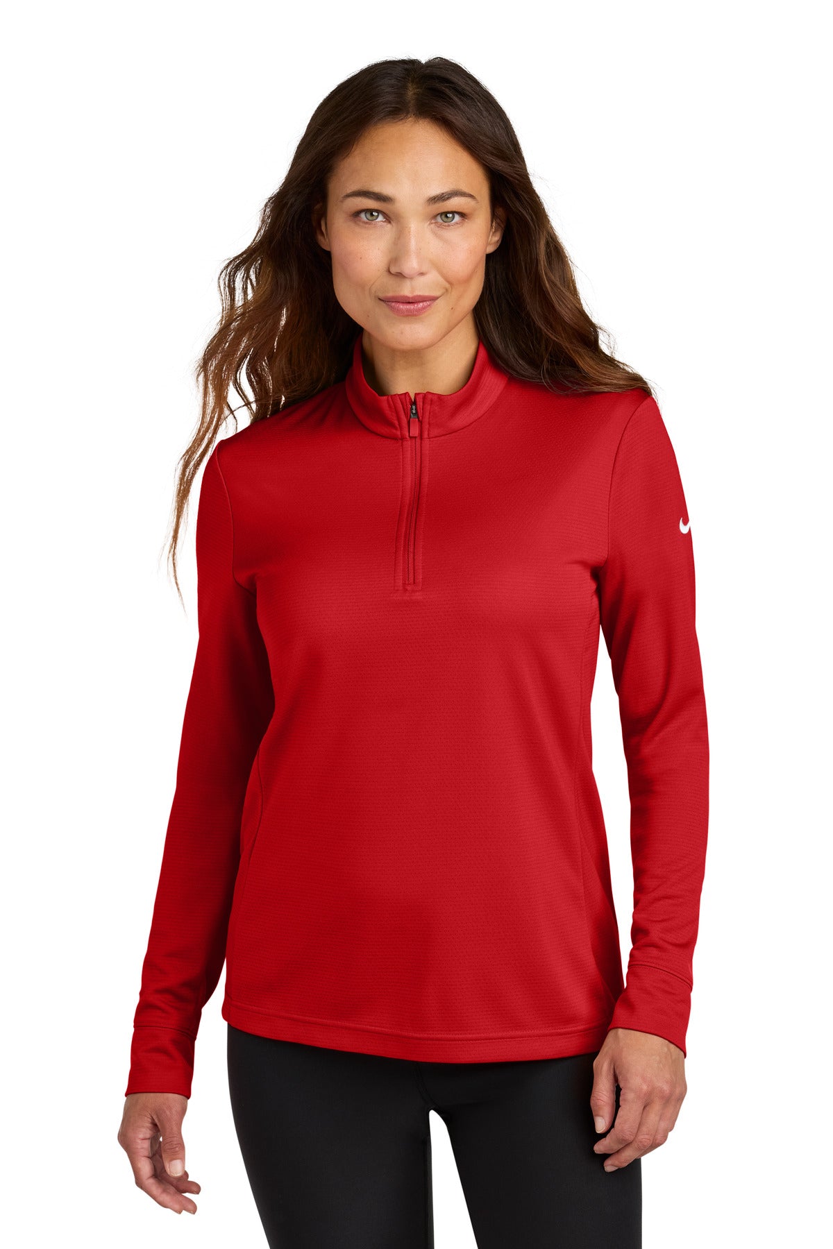 Nike Women's Essential 1/2-Zip Cover-Up NKHM7969 - University Red