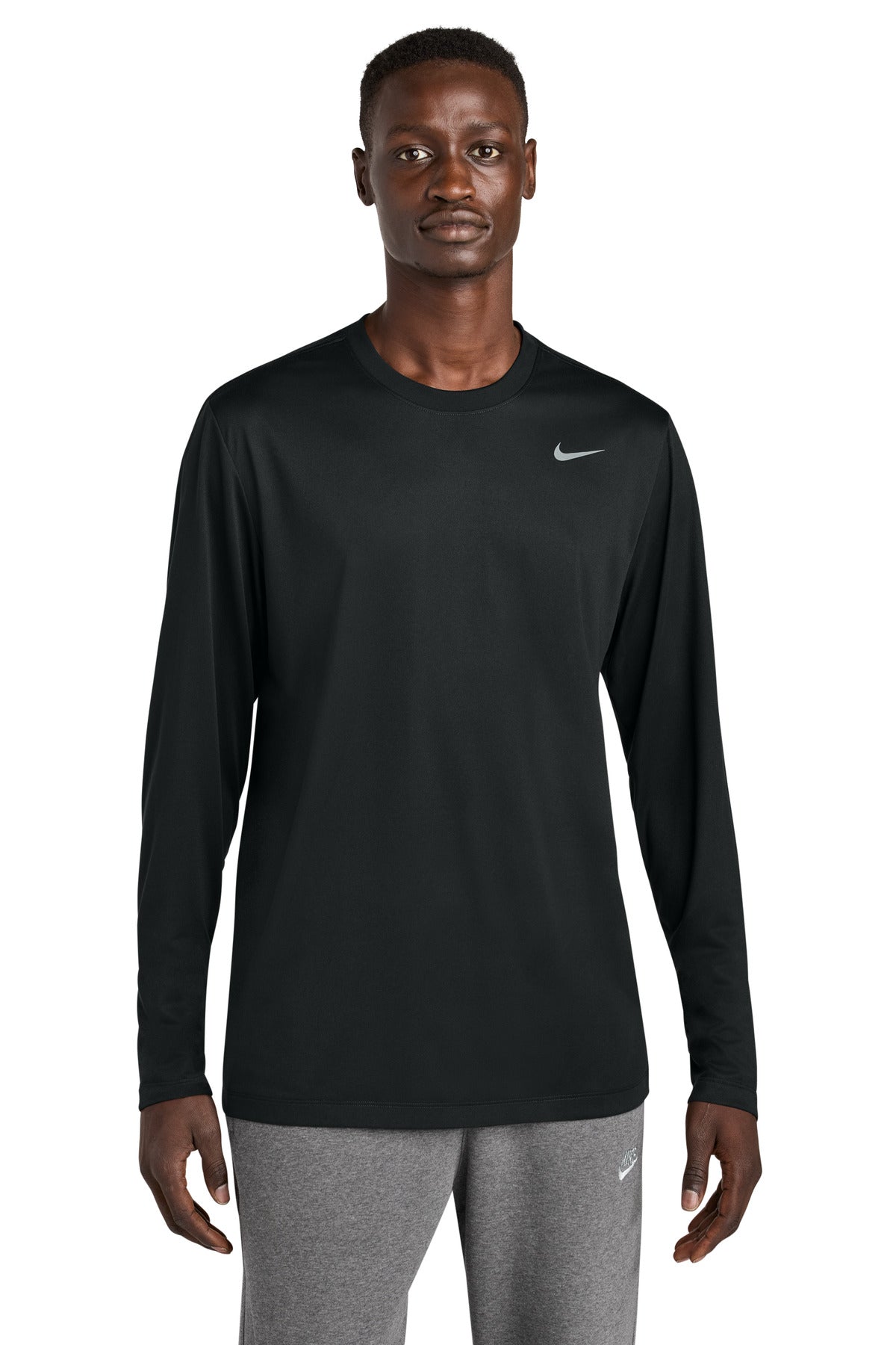 Nike Team rLegend Long Sleeve Tee NKHQ4550 - Black