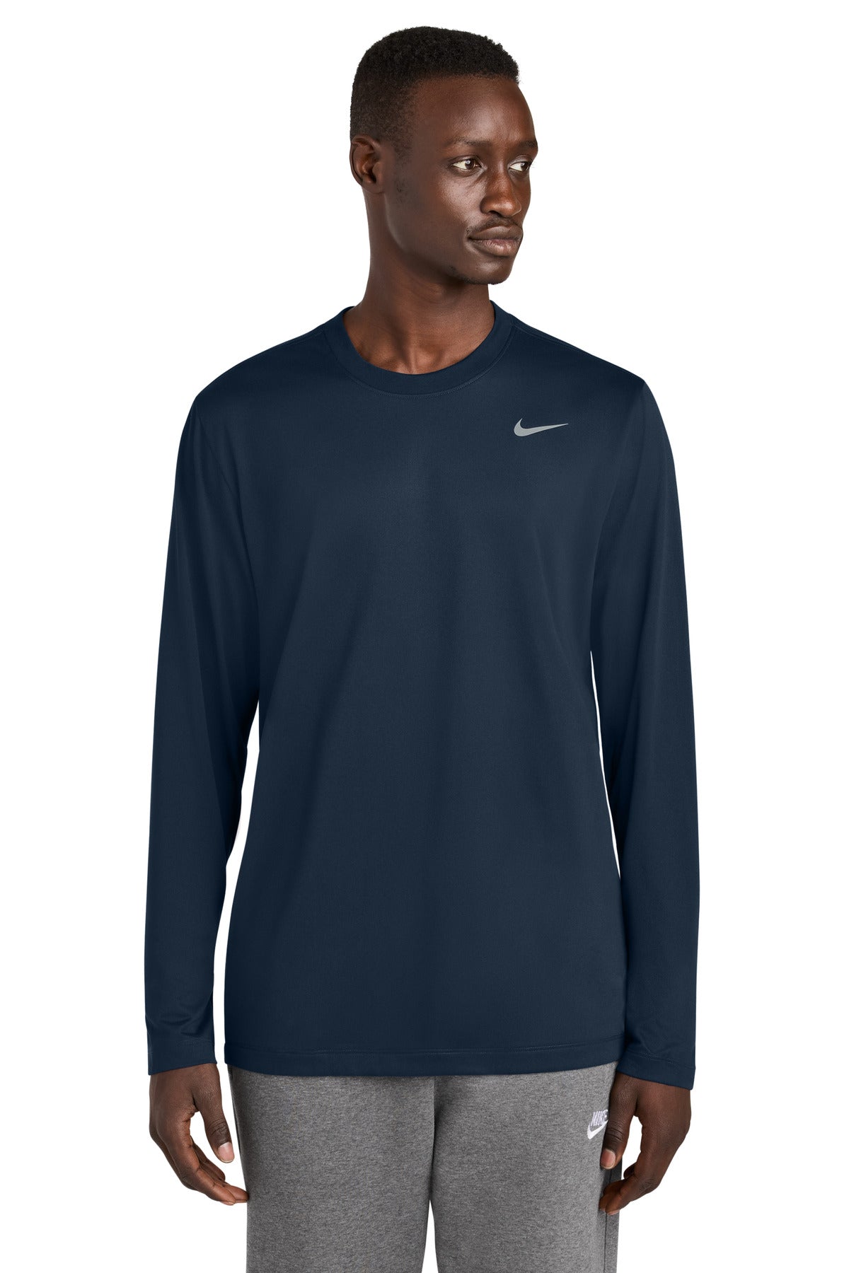 Nike Team rLegend Long Sleeve Tee NKHQ4550 - College Navy