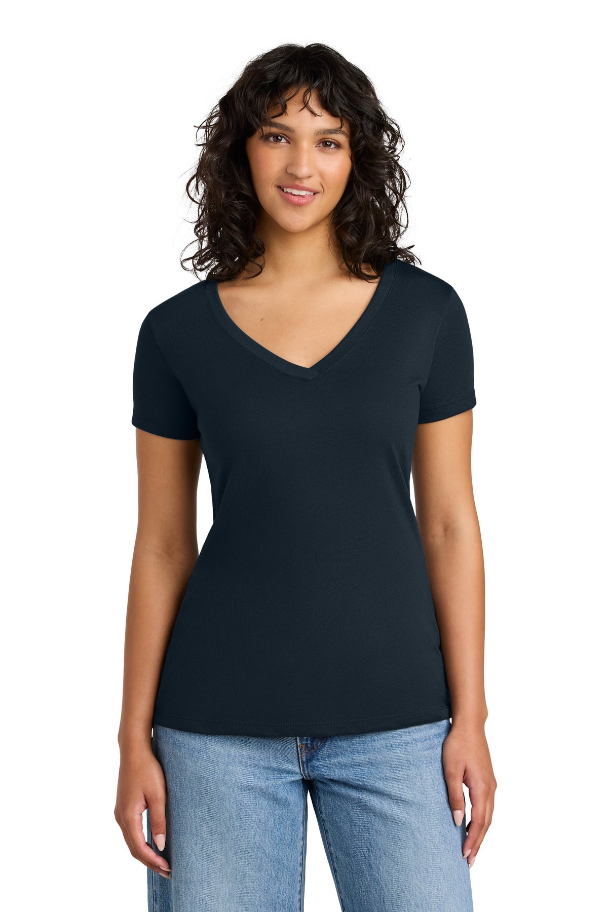 Next Level Apparel Women's Ideal V-Neck Tee NL1540 - Midnight Navy
